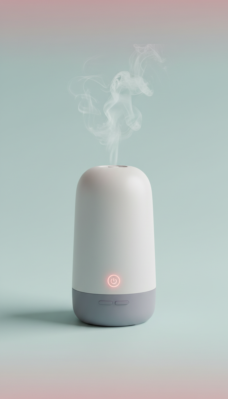 Wireless aromatherapy diffuser with touch controls